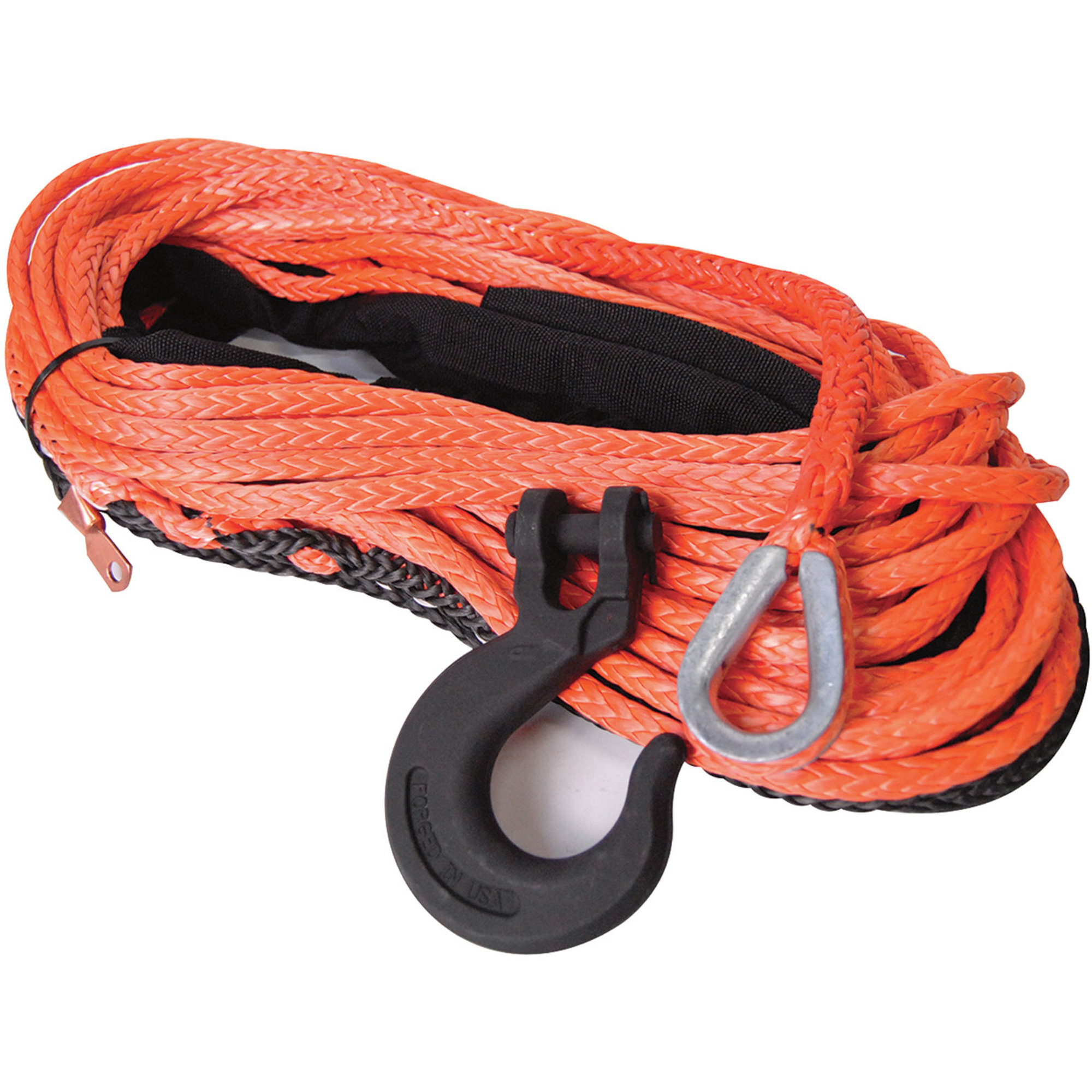 Mile Marker Synthetic Winch Rope, 3/16in. Dia. x 50Ft., Model# 19-52316-50